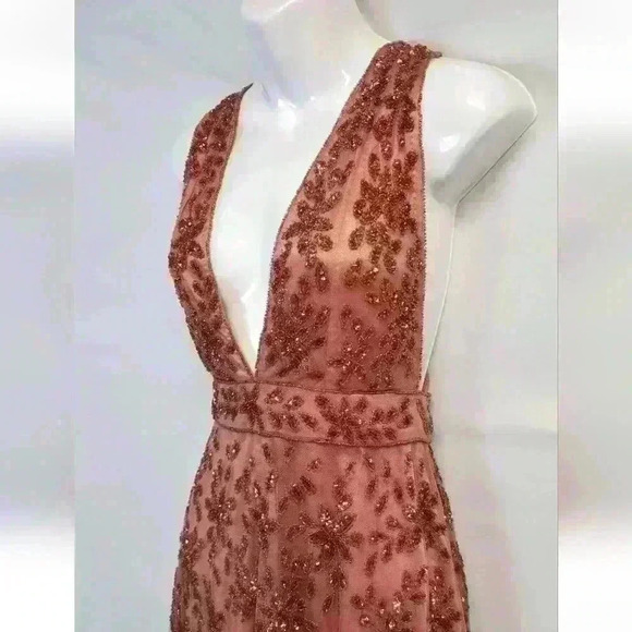 NBD X Revolve Irena Dress Bead and Sequin Embellishments Pink $268 - Picture 5 of 16